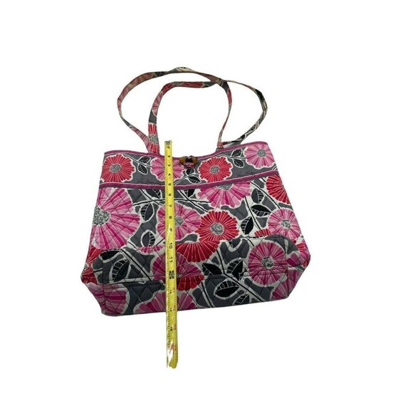 Vera Bradley Quilted Floral Tote Purse - Picture 3 of 9